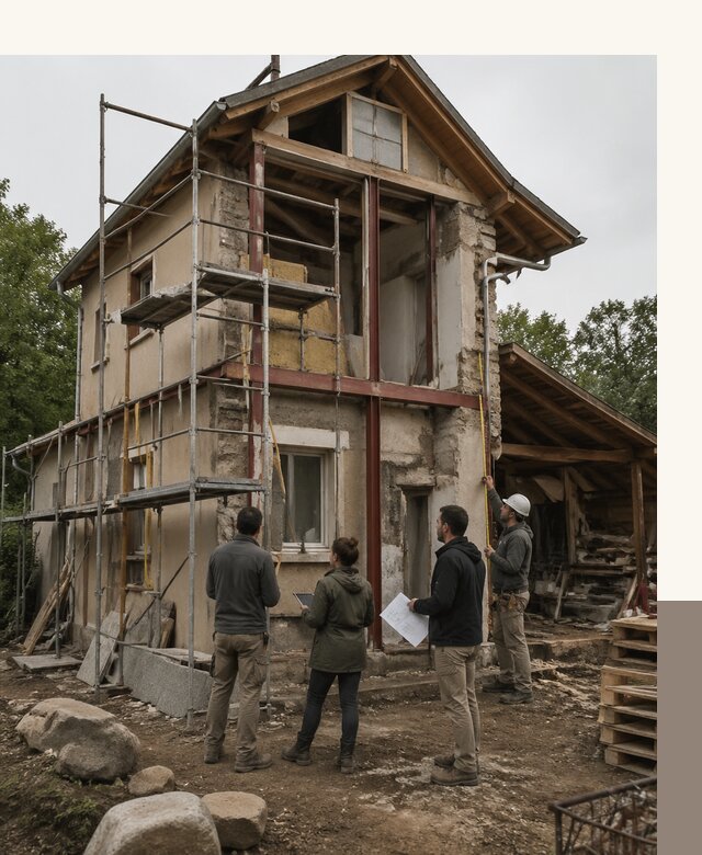 Реконструкция загородного дома под ключ в Перми от бюро