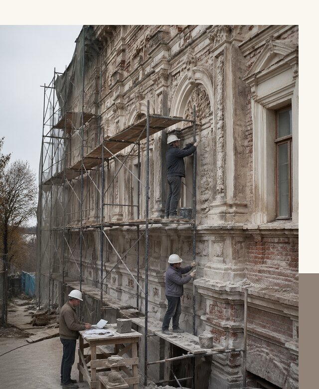 Реставрация объектов культурного наследия под ключ в Перми